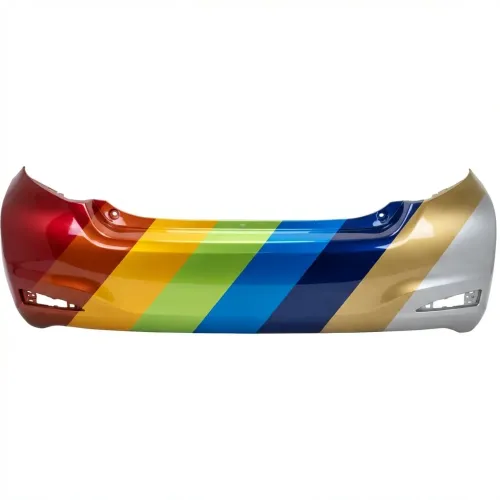 TOYOTA YARIS HATCHBACK(5DOORS) REAR BUMPER COVER PRIMED (CE/L/LE)(JAPAN)**CAPA** OEM#5215952966 2012-2014 PL#TO1100298C