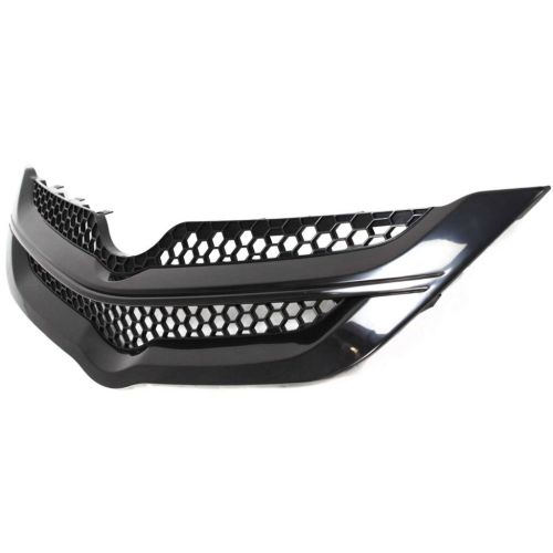 TOYOTA YARIS SEDAN GRILLE UPPER BLACK OEM#5311152460C0 2007-2008 PL#TO1200294