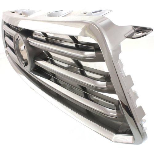 TOYOTA HIGHLANDER GRILLE ASSEMBLY CHR/SLV-GRAY (SPORT MDL) OEM#531010E100 2008-2010 PL#TO1200308