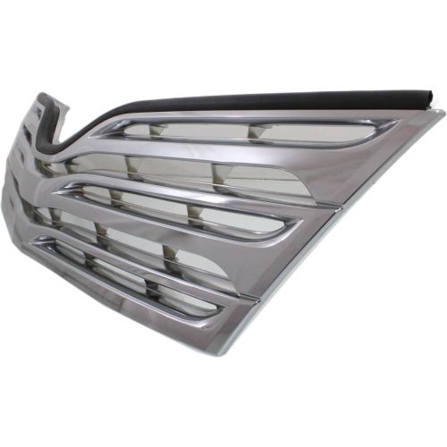 TOYOTA VENZA GRILLE SATIN-CHROME**CAPA** OEM#531010T010 2009-2012 PL#TO1200321C