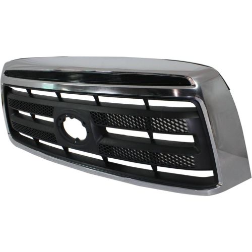 TOYOTA TUNDRA  GRILLE ASSY BLACK/ CHROME FRAME (BASE MDL) OEM#531000C230 2010-2013 PL#TO1200337