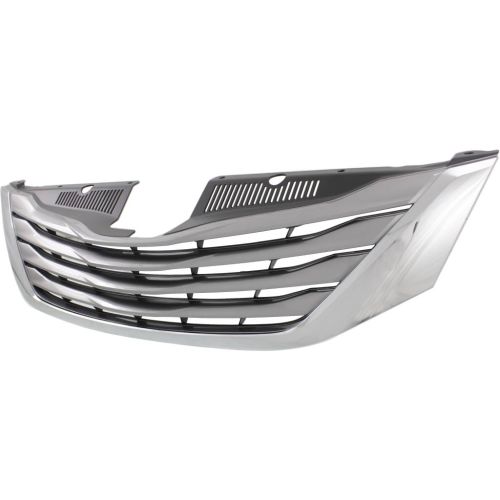 TOYOTA SIENNA GRILLE ASSY GRAY/BLACK W/CHROME MLDG (XLE) **CAPA** OEM#5310108040 2015-2017 PL#TO1200399C