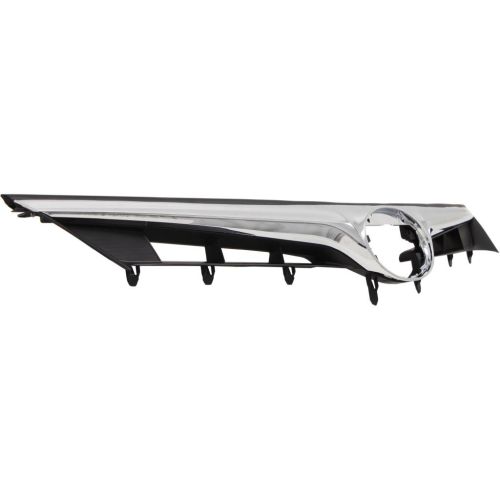 TOYOTA AVALON GRILLE BLACK W/CHR MLDGS; WO/PRE-COLLIOION SYS OEM#5310107090 2016-2018 PL#TO1200413