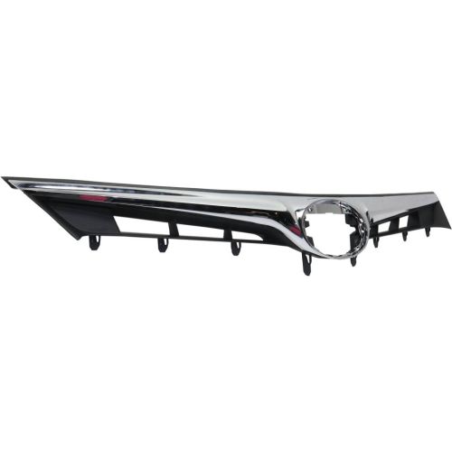 TOYOTA AVALON GRILLE BLACK W/CHR MLDGS; WO/PRE-COLLIOION SYS**CAPA** OEM#5310107090 2016-2018 PL#TO1200413C