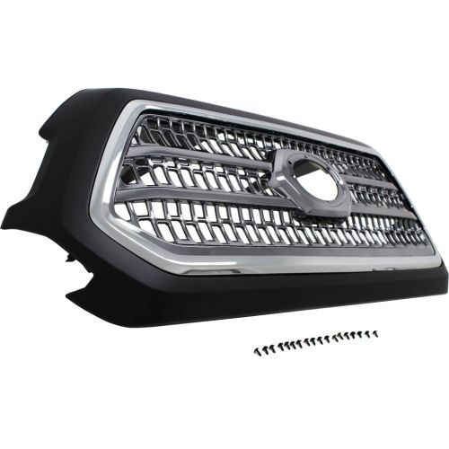 TOYOTA TACOMA GRILLE PTD/CHROME W/CHROME SURROUND MLDG (TRD SPORT) **CAPA** OEM#5310004520C8 2016-2017 PL#TO1200418C
