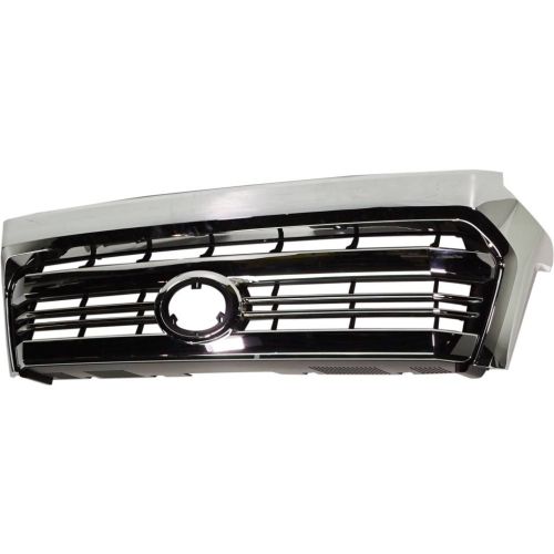 TOYOTA TUNDRA GRILLE CHROME/PTD-BLACK (SR5/1794 EDITION)**CAPA** OEM#531000C280 2016-2017 PL#TO1200431C
