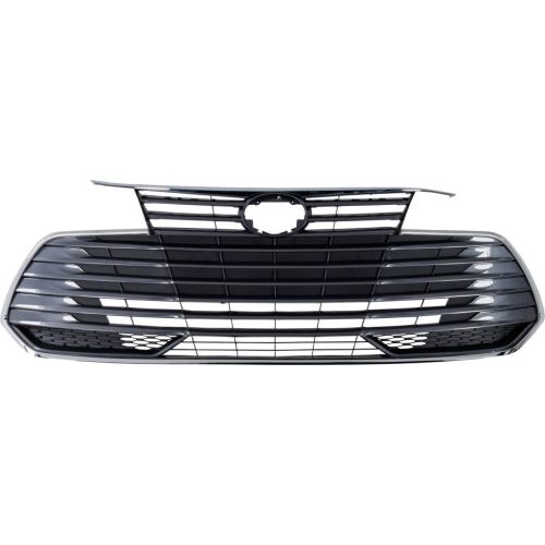 TOYOTA AVALON  GRILLE ASSY SILVER/GRAY (XLE/LIMITED)(WO/AVM) OEM#5310207070 2019-2022 PL#TO1200436