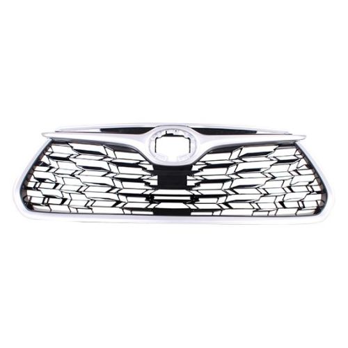 TOYOTA HIGHLANDER GRILLE PTD-BLACK W/SILVER MLDG (L/LE/XLE) **CAPA** OEM#531010E360 2020-2023 PL#TO1200455C