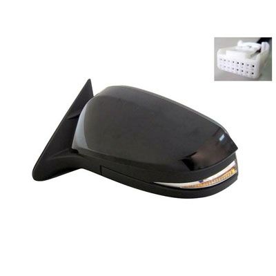 TOYOTA HIGHLANDER HYBRID DOOR MIRROR LEFT (Driver Side) PWR/HTD/SIGNAL/MEMORY (W/BLIS)(W/CVR) OEM#879400E143-PFM 2014-2017 PL#TO1320318