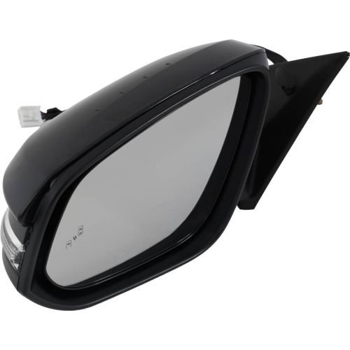 TOYOTA HIGHLANDER  DOOR MIRROR LEFT (Driver Side) PWR/HTD/SIGNAL/PUDDL/MEMORY (W/BSD)(WO/AVM)(PTM) OEM#879400E320-PFM 2018-2019 PL#TO1320409