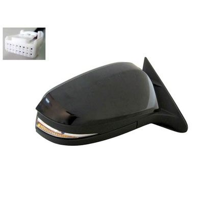 TOYOTA HIGHLANDER DOOR MIRROR RIGHT (Passenger Side) PWR/HTD/SIGNAL/MEMORY (W/BLIS)(W/CVR) OEM#879100E153-PFM 2014-2017 PL#TO1321318