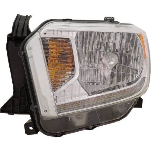TOYOTA TUNDRA HEAD LAMP ASSEMBLY LEFT (Driver Side) (PLATINUM/1794 EDITION)(LED DAYTIME RUNNING LAMP)**CAPA** OEM#811500C101 2014-2017 PL#TO2502220C
