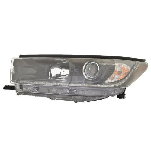 TOYOTA HIGHLANDER HEAD LAMP ASSY LEFT (Driver Side) W/BLACK ACCENT (SE)(W/LED DRL)**CAPA** OEM#811500E560 2019 PL#TO2502285C