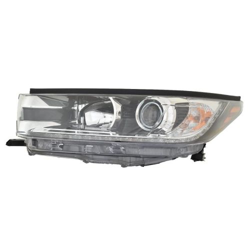 TOYOTA HIGHLANDER HEAD LAMP ASSY LEFT (Driver Side) (W/LED DRL)(W/SMOKED CHROME) **CAPA** OEM#811500E362 2019 PL#TO2502290C