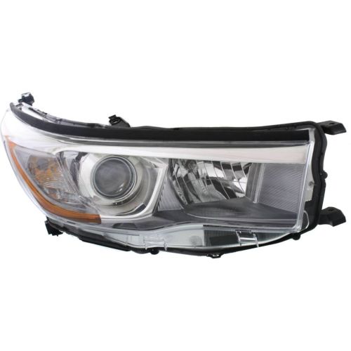 TOYOTA HIGHLANDER HYBRID HEAD LAMP ASSEMBLY RIGHT (Passenger Side) (W/ SMOKED CHR) OEM#811100E250 2014-2016 PL#TO2503225