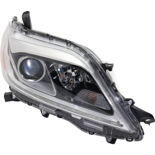 TOYOTA SIENNA HEAD LAMP ASSY RIGHT (Passenger Side) (HALOGEN)(W/LED DRL)(LTD) OEM#8111008061 2015-2020 PL#TO2503230