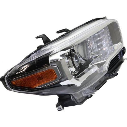 TOYOTA TACOMA HEAD LAMP ASSEMBLY RIGHT (Passenger Side) (WO/LED DRL)(WO/FOG)(CHR/BLK BEZEL) **CAPA** OEM#8111004260 2016-2017 PL#TO2503243C