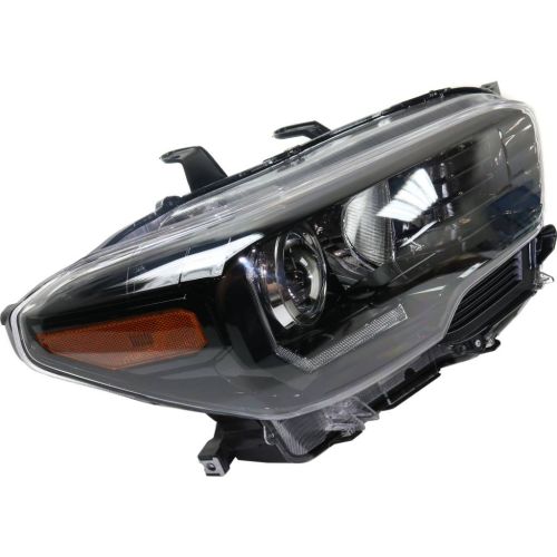 TOYOTA TACOMA HEAD LAMP ASSEMBLY RIGHT (Passenger Side) (W/LED DRL)(W/LED FOG)(BLK BEZEL)**CAPA** OEM#8111004280 2017-2019 PL#TO2503254C