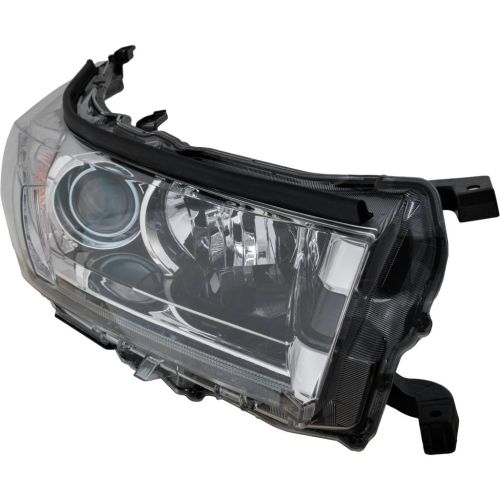 TOYOTA HIGHLANDER HEAD LAMP ASSY RIGHT (Passenger Side) W/CHROME ACCENT (LIMITED)(W/LED DRL) **CAPA** OEM#811100E360 2017-2018 PL#TO2503258C