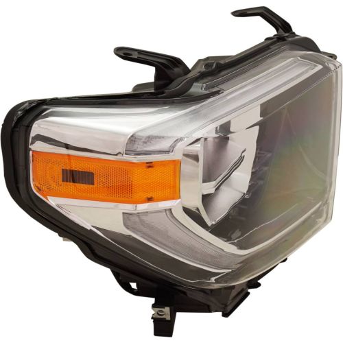 TOYOTA TUNDRA HEAD LAMP ASSY RIGHT (Passenger Side) (LED)(WO/SMOKED CHROME) OEM#811100C140 2018-2021 PL#TO2503262