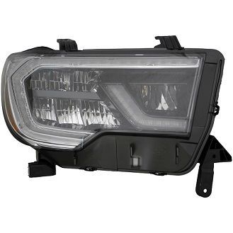 TOYOTA SEQUOIA HEAD LAMP ASSY RIGHT (Passenger Side) (PLATINUM MDL) **CAPA** OEM#811100C190 2018-2022 PL#TO2503265C
