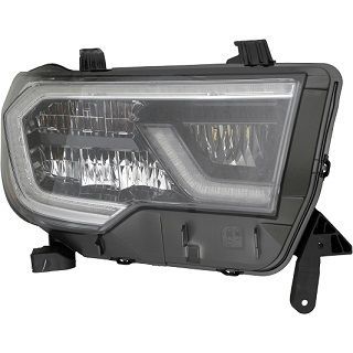 TOYOTA SEQUOIA HEAD LAMP ASSY RIGHT (Passenger Side) (LIMITED/SR5/TRD MDL) **CAPA** OEM#811100C200 2018-2022 PL#TO2503267C