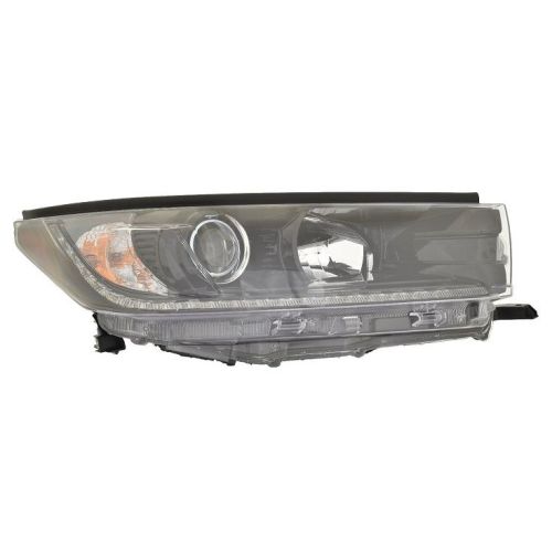 TOYOTA HIGHLANDER HEAD LAMP ASSY RIGHT (Passenger Side) W/BLACK ACCENT (SE)(W/LED DRL)**CAPA** OEM#811100E560 2019 PL#TO2503285C