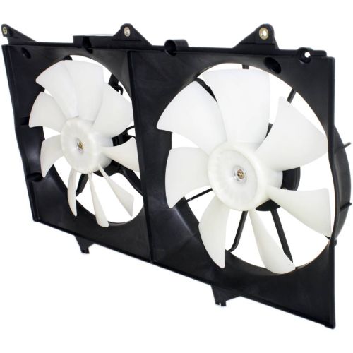 TOYOTA CAMRY  RADIATOR & A/C FAN ASSY (V6)(USA BUILT)(DUAL FAN) OEM#163630A180-PFM 2002-2006 PL#TO3115129