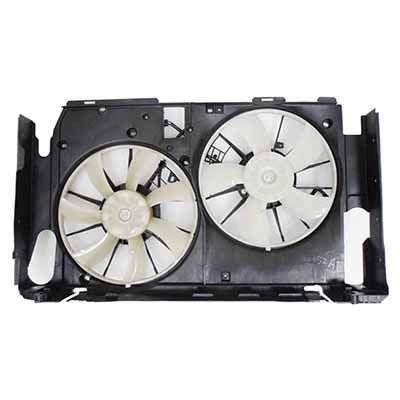 TOYOTA RAV4 RADIATOR & A/C FAN ASSEMBLY (3.5L WO/TOW PKG)(DUAL FAN)(JAPAN)(SINGLE MODULE TYPE) OEM#1671131260-PFM 2006-2011 PL#TO3115150