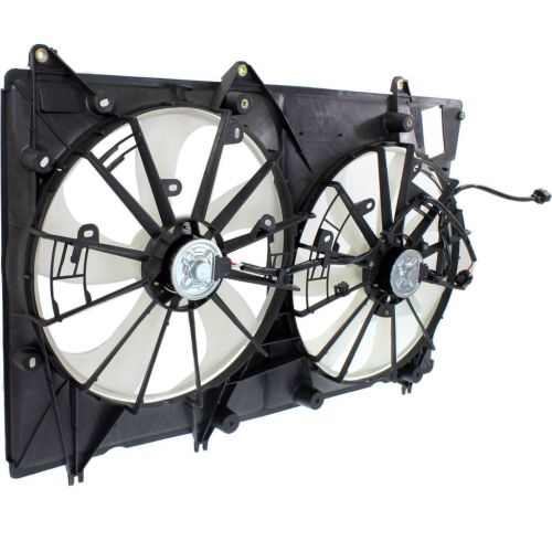 TOYOTA HIGHLANDER RADIATOR & A/C FAN ASSEMBLY (3.5L WO/TOW)(DUAL FAN)(10-10 JAPAN) OEM#1671131360-PFM 2008-2010 PL#TO3115155