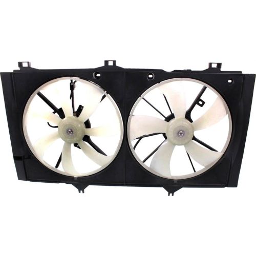 TOYOTA VENZA RADIATOR & A/C FAN ASSEMBLY (2.7L)(WO/TOW PKG)(DUAL FAN) OEM#163630H070-PFM 2009-2016 PL#TO3115164