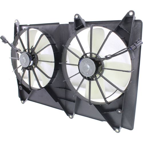 TOYOTA HIGHLANDER RADIATOR & A/C FAN ASSEMBLY (L4 WO/TOW PKG)(DUAL FAN) OEM#1636374290-PFM 2001-2003 PL#TO3120102