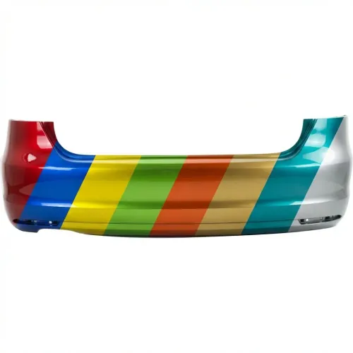 VOLKSWAGEN JETTA SEDAN (EXC GLI) REAR BUMPER COVER PRIMED OEM#5C6807418AGRU 2011-2014 PL#VW1100186