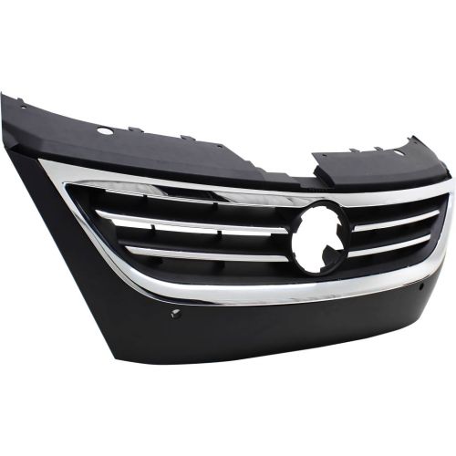 VOLKSWAGEN CC GRILLE (W/DISTANCE SENSOR)(W/CHR MLDG) OEM#3C8853651QGRU 2009-2012 PL#VW1200145