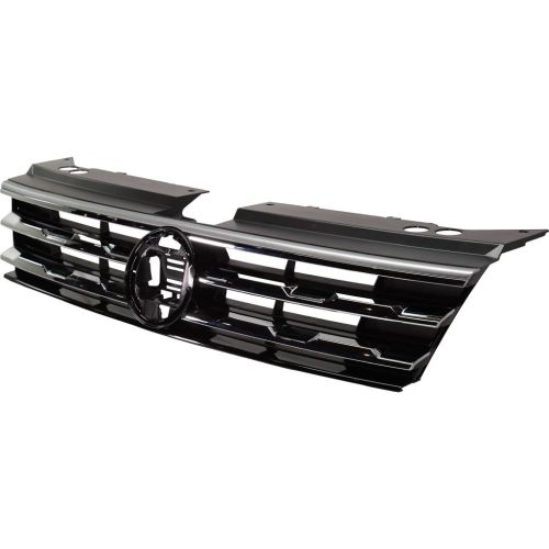 VOLKSWAGEN TIGUAN  GRILLE BLACK W/CHROME MLDG (W/COLLISION WARNING)(EXC R-LINE)**CAPA** OEM#5NN853651DZLL 2018-2021 PL#VW1200172C
