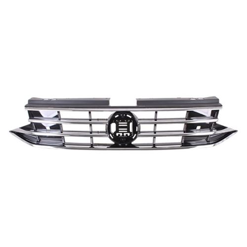 VOLKSWAGEN TIGUAN GRILLE PTD-BLACK W/CHROME MLDG (S/SE) **CAPA** OEM#5NN853651SZLL 2022-2024 PL#VW1200182C