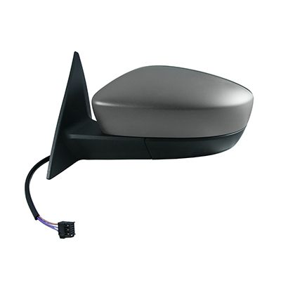 VOLKSWAGEN BEETLE DOOR MIRROR LEFT (Driver Side) POWER/HEATED (WO/SIGNAL)(PTD CVR)(FLAT) OEM#5C1857507M9B9-PFM 2012-2013 PL#VW1320149