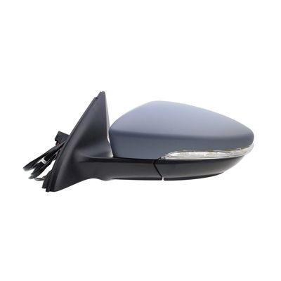 VOLKSWAGEN GLI DOOR MIRROR ASSEMBLY LEFT (Driver Side) PWR/HTD/SIGNAL (WO/BLIND)(PTD CVR)(SOCKET 16 holes) OEM#5C7857507AD-PFM 2012-2018 PL#VW1320156