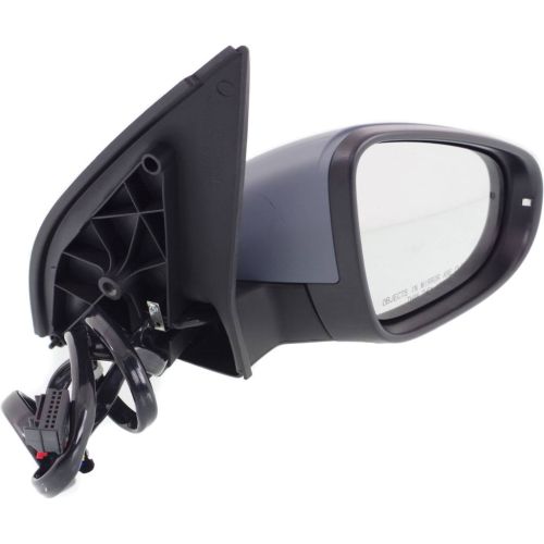 VOLKSWAGEN GTI 2/4DOORS DOOR MIRROR RIGHT (Passenger Side) PWR/HTD/SIGNAL/PUDDLE LAMP (WO/MEMORY)(W/CVR) OEM#5K0857508S9B9 2010-2014 PL#VW1321134