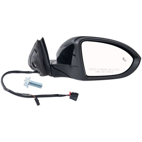 VOLKSWAGEN GLI DOOR MIRROR RIGHT (Passenger Side) PWR/HTD (W/BSD) OEM#17A857508AL9B9-PFM 2019-2024 PL#VW1321182