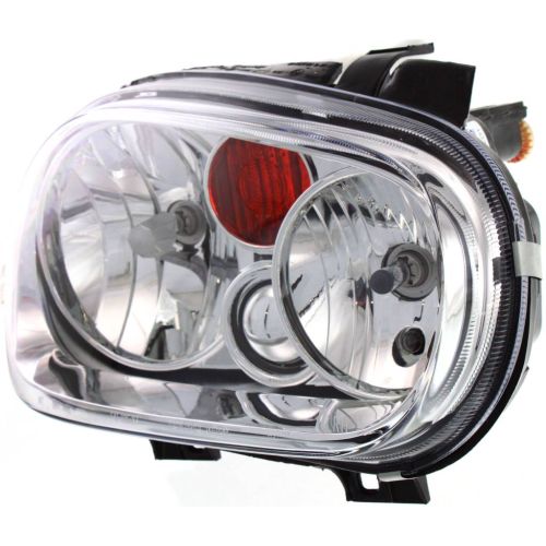 VOLKSWAGEN GOLF/GTI (New Style) HEAD LAMP ASSEMBLY RIGHT (Passenger Side) (W/O FOG)(4 BULB TYPE)(W/CHR BEZEL) OEM#1J0941018D 2002-2005 PL#VW2503123