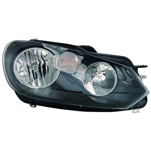 VOLKSWAGEN GOLF (2/4 DR) (LH Exhaust) HEAD LAMP ASSY RIGHT (Passenger Side) (HALOGEN) OEM#5K0941006C 2010-2014 PL#VW2503144