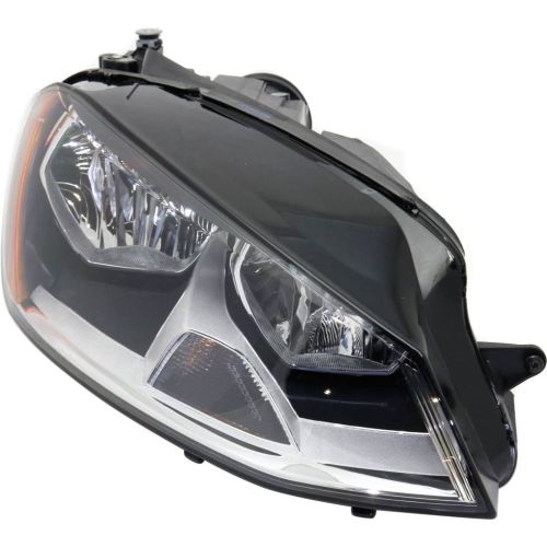 VOLKSWAGEN GOLF  HEAD LAMP ASSY RIGHT (Passenger Side) (HALOGEN)(TO 6-29-14) **CAPA** OEM#5G0941006C 2015 PL#VW2503158C