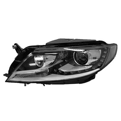 VOLKSWAGEN CC HEAD LAMP UNIT LEFT (Driver Side) (XENON)(W/LED HEAD LAMP) **CAPA** OEM#3C8941753S 2013-2017 PL#VW2518115C
