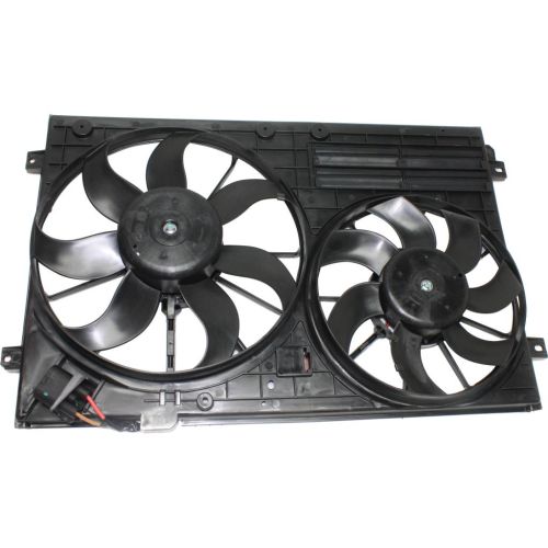 VOLKSWAGEN JETTA SEDAN (GEN 5) RADIATOR & A/C FAN ASSY (1.9/2.0L)(DIESEL)(DUAL FAN) OEM#1K0959455ES-PFM 2005-2010 PL#VW3117106
