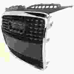 AUDI A3  GRILLE ASSY BLACK W/CHROME OUTER MLDG (WO/SPORT) OEM#8P4853651AVMZ 2006-2008 PL#AU1200115