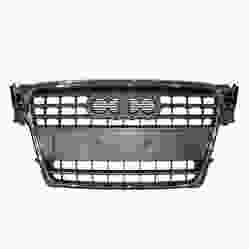 AUDI A4 SEDAN / WAGON GRILLE ASSEMBLY GRAY W/CHR OUTER MLDG(WO/S-LINE) OEM#8K08536511QP 2009-2012 PL#AU1200122