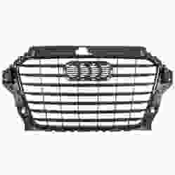AUDI A3 SEDAN  GRILLE BLACK W/BLACK MLDG OEM#8V5853651BCKA 2015-2016 PL#AU1200135