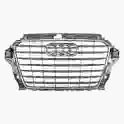 AUDI A3 SEDAN  GRILLE DK-GRAY W/CHROME MLDG OEM#8V5853651B1QP 2015-2016 PL#AU1200136