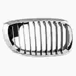 BMW BMW 3 ( ci ) (COUPE/CONVERTIBLE) GRILLE RIGHT (Passenger Side) CHROME FRAME & CHR/BLK INNER (From OEM#51137064318 2003-2006 PL#BM1200157